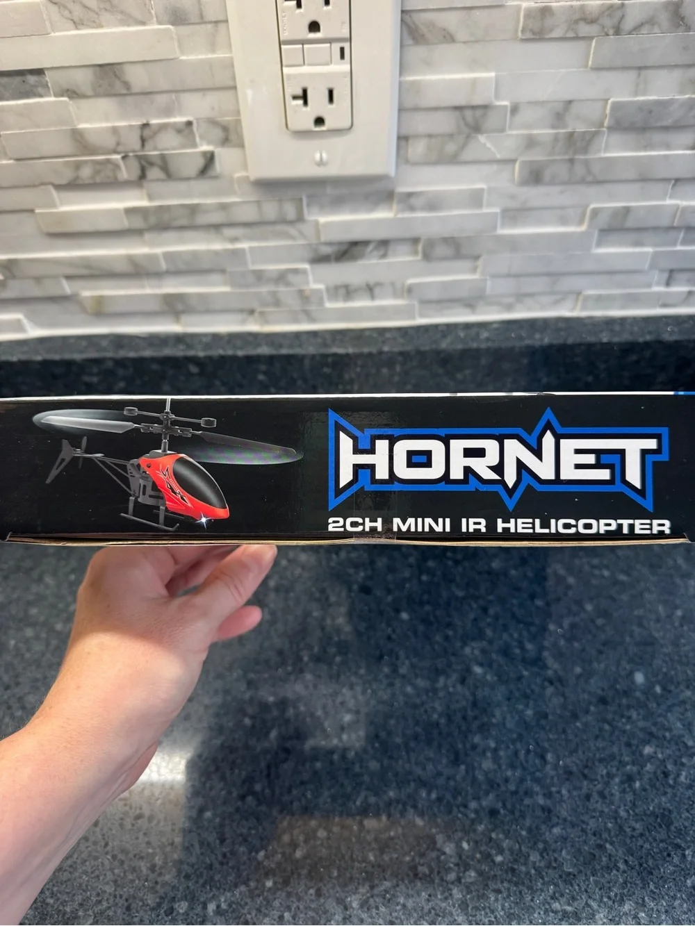 2CH Mini IR Helicopter - Red and Black